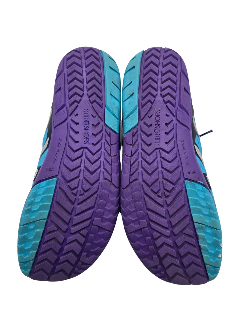Xero HFS Barefoot Minimalist Running Shoes | Womens 9.5 | Purple/Blue
